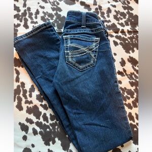 Ariat Real mid rise straight leg jean size 24R